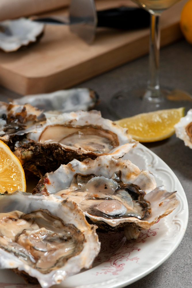 Vente d’huîtres ouvertes
